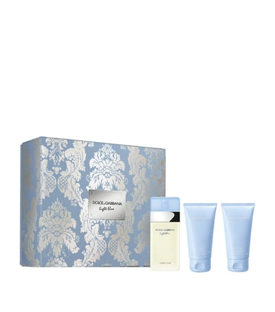 Shop Dolce & Gabbana Light Blue Fragrance Gift Set In White