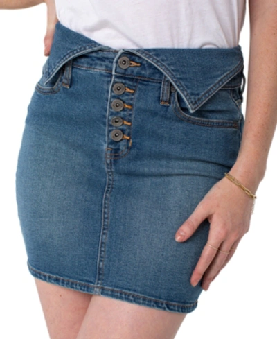 Shop Kendall + Kylie Juniors' Jean Skirt In Mantle
