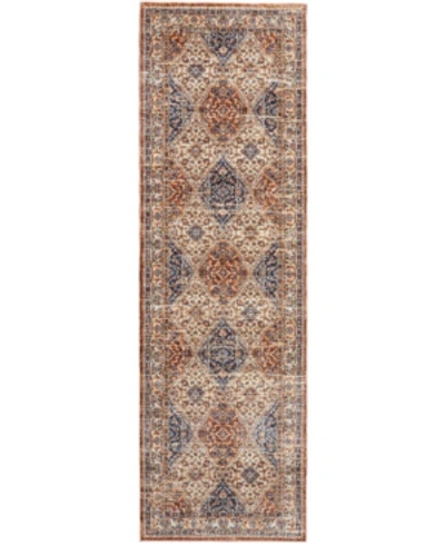 Nourison Lagos Lag05 Multi 2'3" X 7'6" Runner Rug In Multi