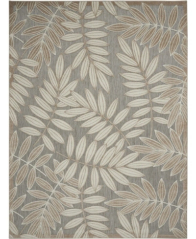 Nourison Aloha Alh18 Neutral 6' X 9' Outdoor Area Rug In Neutral