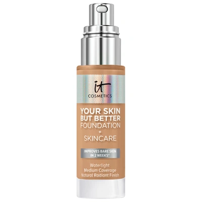 Shop It Cosmetics Your Skin But Better Foundation + Skincare Tan Neutral 39 1 oz/ 30 ml