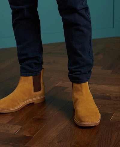 Superdry Desert Chelsea Boots In Beige