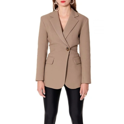 Shop Aggi Isabella Natural Blazer