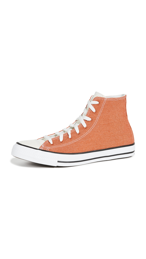 chuck taylor all star canvas rust platform high top