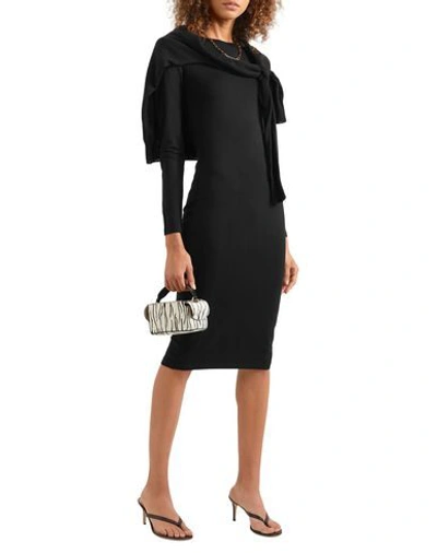 Shop Ninety Percent Knee-length Dresses In Black