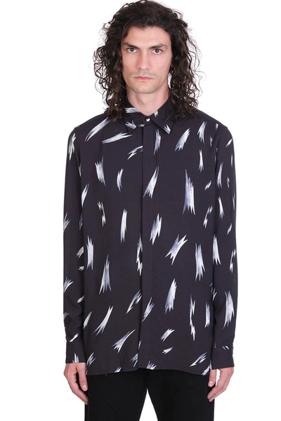 Shop Iro Frankee Shirt In Black Cotton