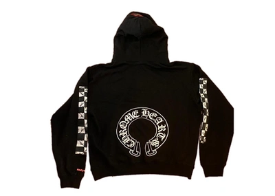 Pre-owned Chrome Hearts  Matty Boy Double Hood Chomper Hoodie Black