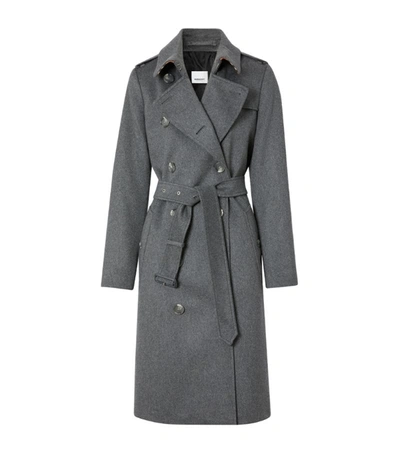 Shop Burberry Cashmere Kensington Trench Coat