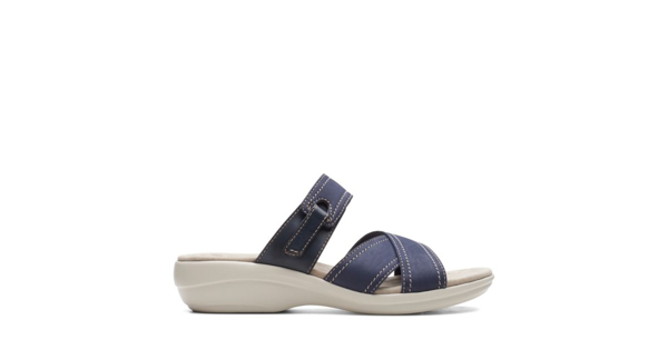 clarks silver flat sandals