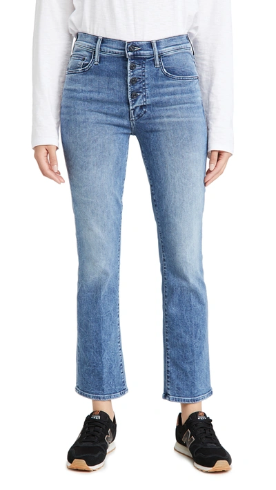 Shop Mother The Pixie Insider Ankle Jeans In Group Bathing