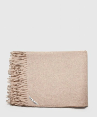 Shop Acne Studios Canada Scarf In Oatmeal