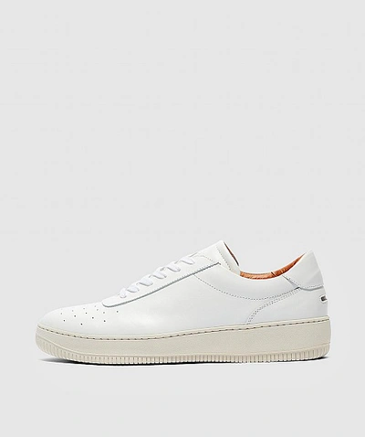 Shop Unseen Footwear Clement Leather Sneaker In White/vintage White