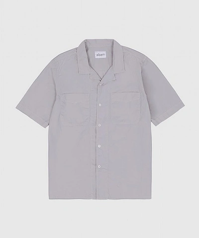 Shop Albam Revere Collar Shirt In Grey