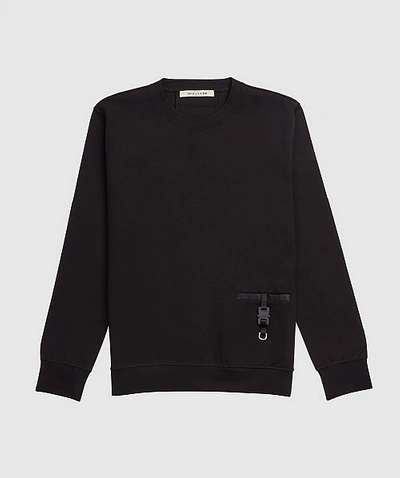 Shop Alyx Buckle Detail Sweatshirt In Black