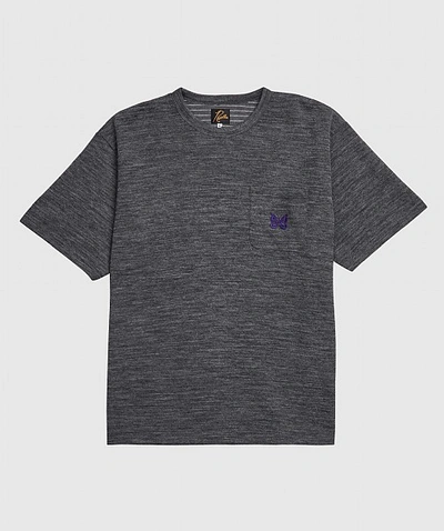 Shop Needles Pocket T-shirt In Grey