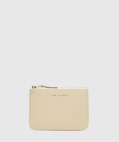 Comme Des Garçons Sa8100 Classic Leather Wallet In White