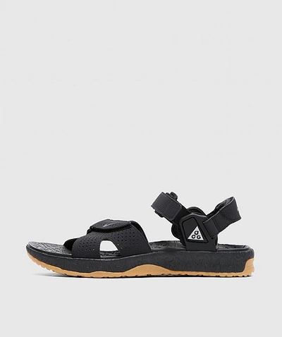 Shop Nike Acg Air Deschutz Sandal In Black