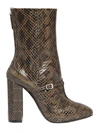 N°21 100MM ELAPHE SNAKESKIN ANKLE BOOTS,62IALQ002-MTMyNQ2