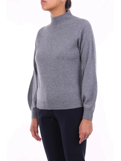 Shop Peserico Women's Grey Wool Sweater