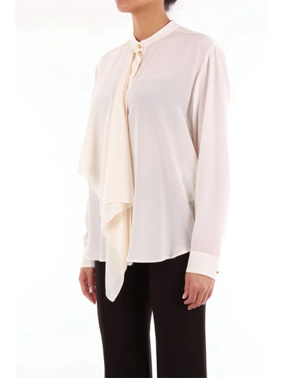 Shop Stella Mccartney Women's White Silk Blouse