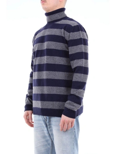 Shop Altea Men's Grey Wool Sweater