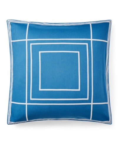 Shop Lauren Ralph Lauren Sandra Geometric Decorative Pillow, 20" X 20" Bedding In Blue