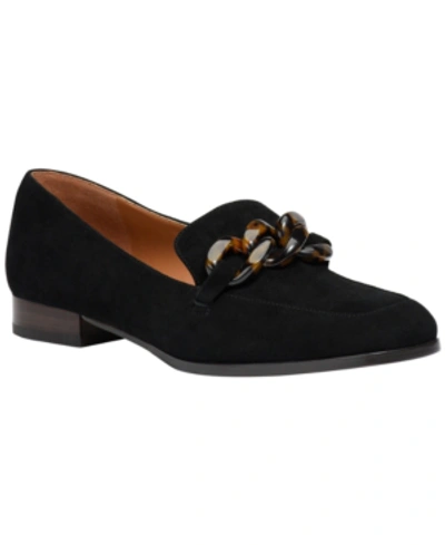 Shop Kate Spade Women's Rowan Loafer Flats In Black True Suede
