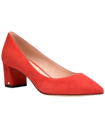 Shop Kate Spade Menorca Pumps In Red