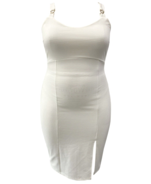 plus size sleeveless bodycon dress