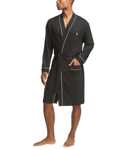 Shop Polo Ralph Lauren Men's Terry Kimono Robe In Polo Black