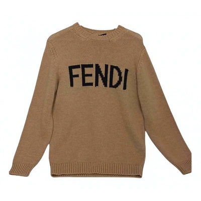 Pre-owned Fendi Beige Wool Knitwear & Sweatshirts
