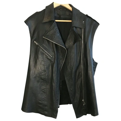 Pre-owned Haider Ackermann Leather Jacket In Black