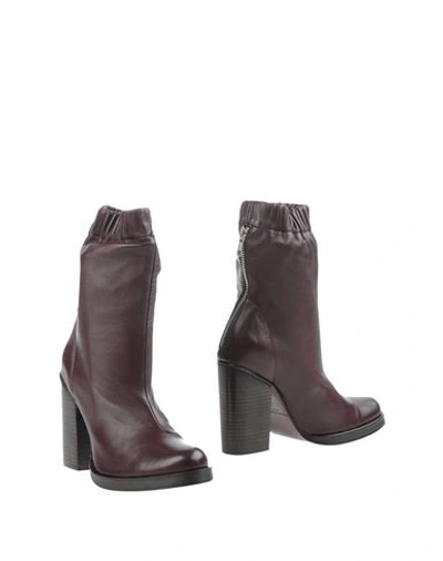 Opening Ceremony Ankle Boot In Deep Purple