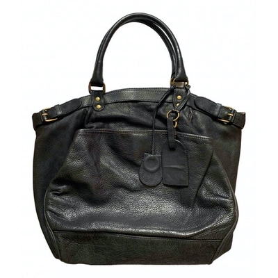 Pre-owned Vanessa Bruno Lune Black Leather Handbag