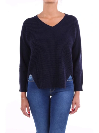 Shop Altea Women's Blue Wool Sweater