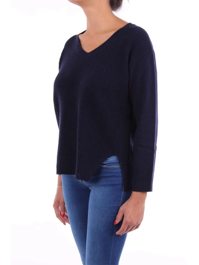 Shop Altea Women's Blue Wool Sweater