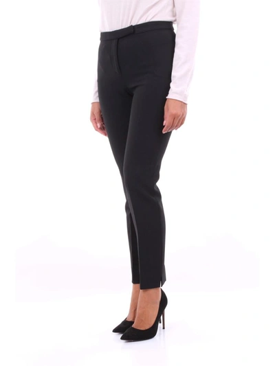 Shop Peserico Women's Black Polyester Pants