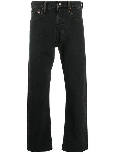 Shop Levi's Straight-leg Jeans In Black
