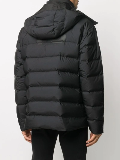 Shop Y-3 Short Padded Jacket In Black