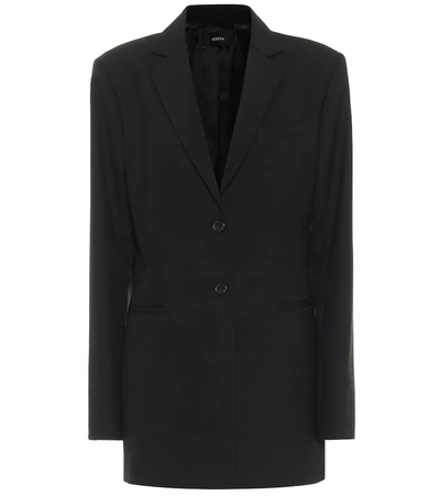 Shop Joseph Jani Wool-blend Blazer In Black