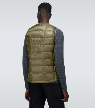 Shop And Wander Diamond Padded Gilet In Green