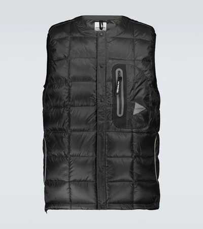 Shop And Wander Diamond Padded Gilet In Black