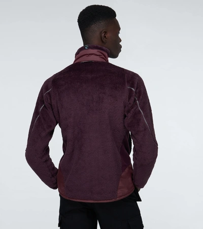 Shop And Wander High Loft Fleece Jacket In Purple