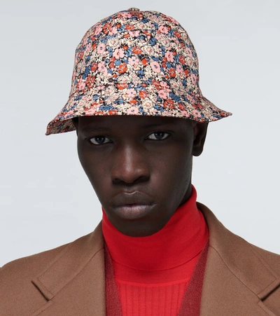 Gucci Liberty Floral Canvas Bucket Hat In Multicoloured | ModeSens