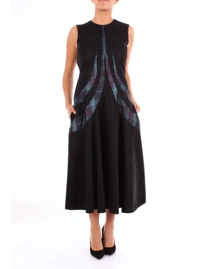 Shop Marco De Vincenzo Women's Black Polyester Dress