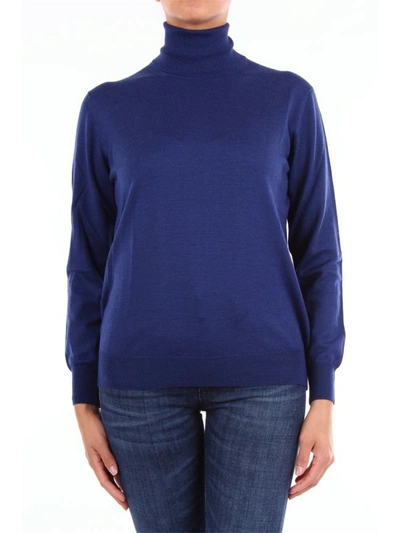 Shop Altea Women's Blue Wool Sweater