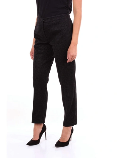 Shop Marco De Vincenzo Women's Black Polyester Pants