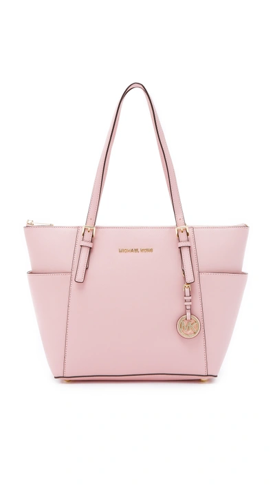 Michael Michael Kors Medium Jet Set Item Top-zip Tote In Blossom