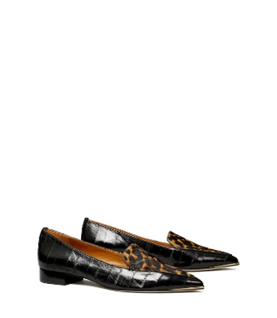 Shop Tory Burch Lila Loafer In Barbadosleopard/perfblack