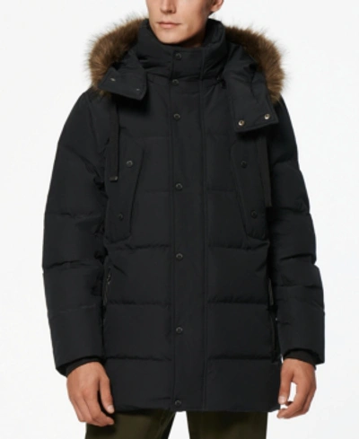 Shop Marc New York Men's Gattaca Down Parka Coat In Black